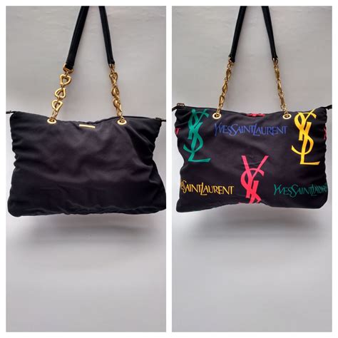 vintage ysl print|vintage ysl purses for women.